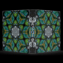 Geometric Forest Star Custom Binder binders