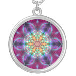Geometric Fractal Flower *007 Necklace