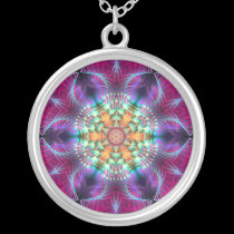 Geometric Fractal Flower *007 Necklace necklaces