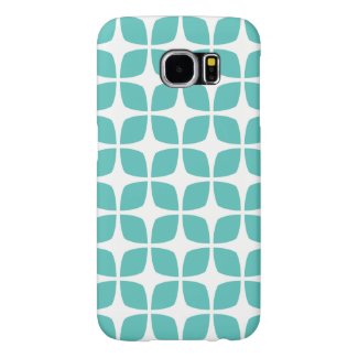Geometric Galaxy S6 Case / Turquoise Samsung Galaxy S6 Cases