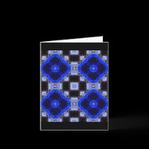 Geometric Holiday Cheer - Blue Diamond cards