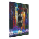 Geometric Industrial Grunge Art 9 canvas prints