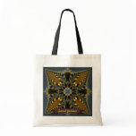 Geometric Lace Art  Custom Name Bag