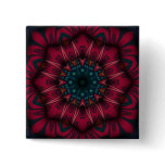 Geometric Mandala Button