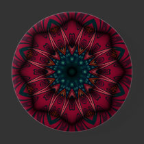 Geometric Mandala buttons