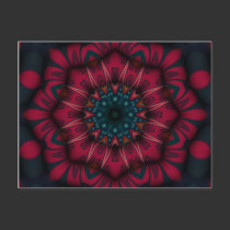 Geometric Mandala postcards