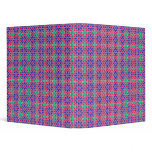Geometric moroccan pattern 3 ring binder