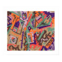 "Geometric organic pool" Abstract Art posters