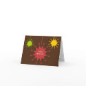 Geometric ornament Christmas holiday business logo card