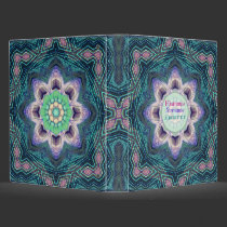 Geometric Passioflora Star Album Binder binders