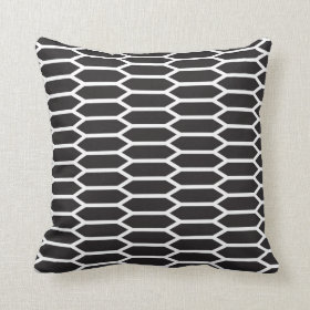 Geometric Pattern (Choose your Background Color) Pillows