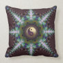 Geometric Peacock Star Yin Yang Cushion / Pillow