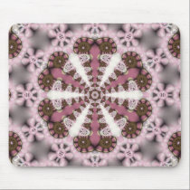 Geometric Pink Brown Hexagon Star Mousepad mousepads