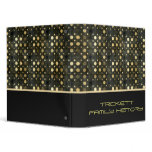 Geometric Polka Dot Binder