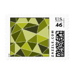 Geometric - Prism - Green stamps