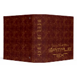 Geometric Red Grunge Binder