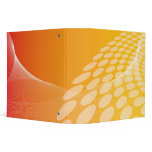 geometric red orange abstract notebook binders