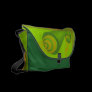 Geometric Shapes Rickshaw Messenger Bag