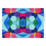 Geometric Skittles Greeting Card