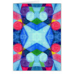 Geometric Skittles Greeting Card