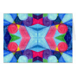 Geometric Skittles Greeting Card