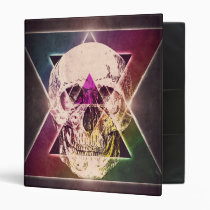 skull, fashion, 80&#39;s, vintage, funny, studed, tattoo, blinder, old school, skeleton, cool, halloween, vector, swag, doodle, day of the dead, fun, unique, blinders, Binder with custom graphic design