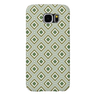 geometric squares pattern natural colors samsung galaxy s6 cases
