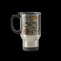 Geometric Stainless Travel Mug mugs