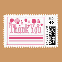 Geometric Thank You postage