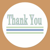 Geometric Thank You stickers