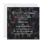 Geometric Wedding Invitation