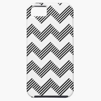 Geometric zigzag pattern iPhone 5 case