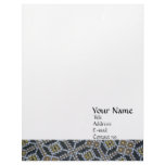 Geometrical Dot painted pattern Letterhead