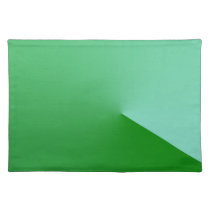Geometrical green placemats