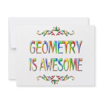 Geometry is Awesome invitations by SchoolAids Geometry is Awesome invitations