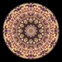 Geometry Jewel Mandala Sticker stickers