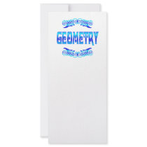GEOMETRY rack cards by SchoolAids GEOMETRY rack cards