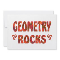 GEOMETRY ROCKS PERSONALIZED INVITATION