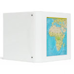 Geopolitical Regional Map of Africa Vinyl Binders