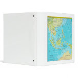Geopolitical Regional Map of Southeast Asia 3 Ring Binders