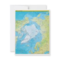Geopolitical Regional Map of the Arctic Personalized Announcements