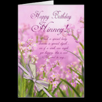 Geordie - Hinney Birthday Card For Special Lady cards