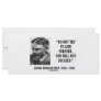 George B. Shaw Do Not Live Forever Not Succeed Customized Rack Card