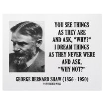 George B. Shaw Dream Things Never Were Why Not? Letterhead