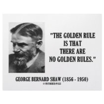 George B. Shaw Golden Rule No Golden Rules letterhead by unfinishedpolis George B. Shaw Golden Rule No Golden Rules letterhead