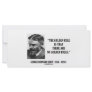 George B. Shaw Golden Rule No Golden Rules Rack Card Design
