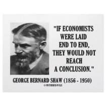 George B. Shaw If Economists Laid Not Conclusion Custom Letterhead