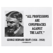 George B. Shaw Professions Conspiracies Laity flyers by unfinishedpolis George B. Shaw Professions Conspiracies Laity flyers