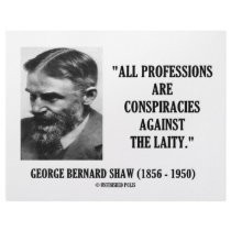 George B. Shaw Professions Conspiracies Laity letterhead by unfinishedpolis George B. Shaw Professions Conspiracies Laity letterhead