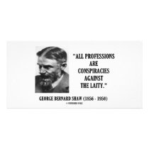 George B. Shaw Professions Conspiracies Laity photo cards